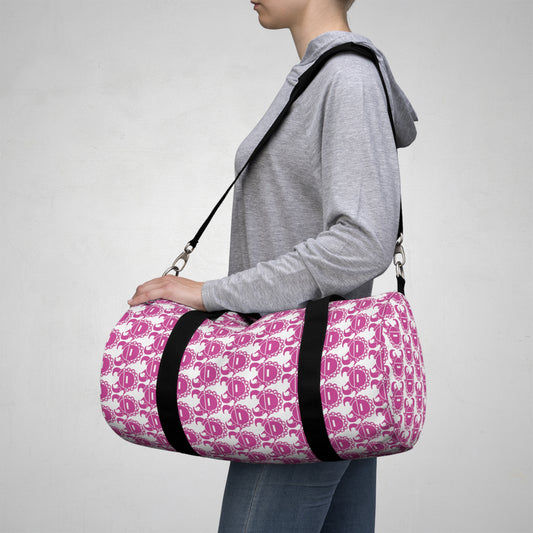 Duffel Bag - White/Pink Helmets