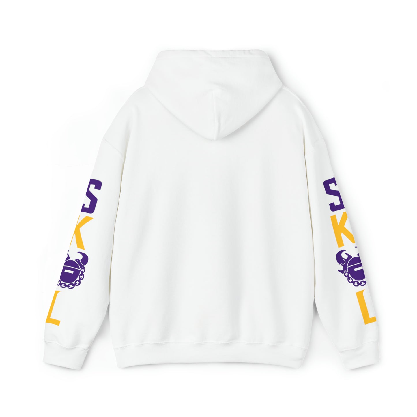 Unisex Heavy Blend™ Hooded Sweatshirt - Skyline + Original (Sleeves)