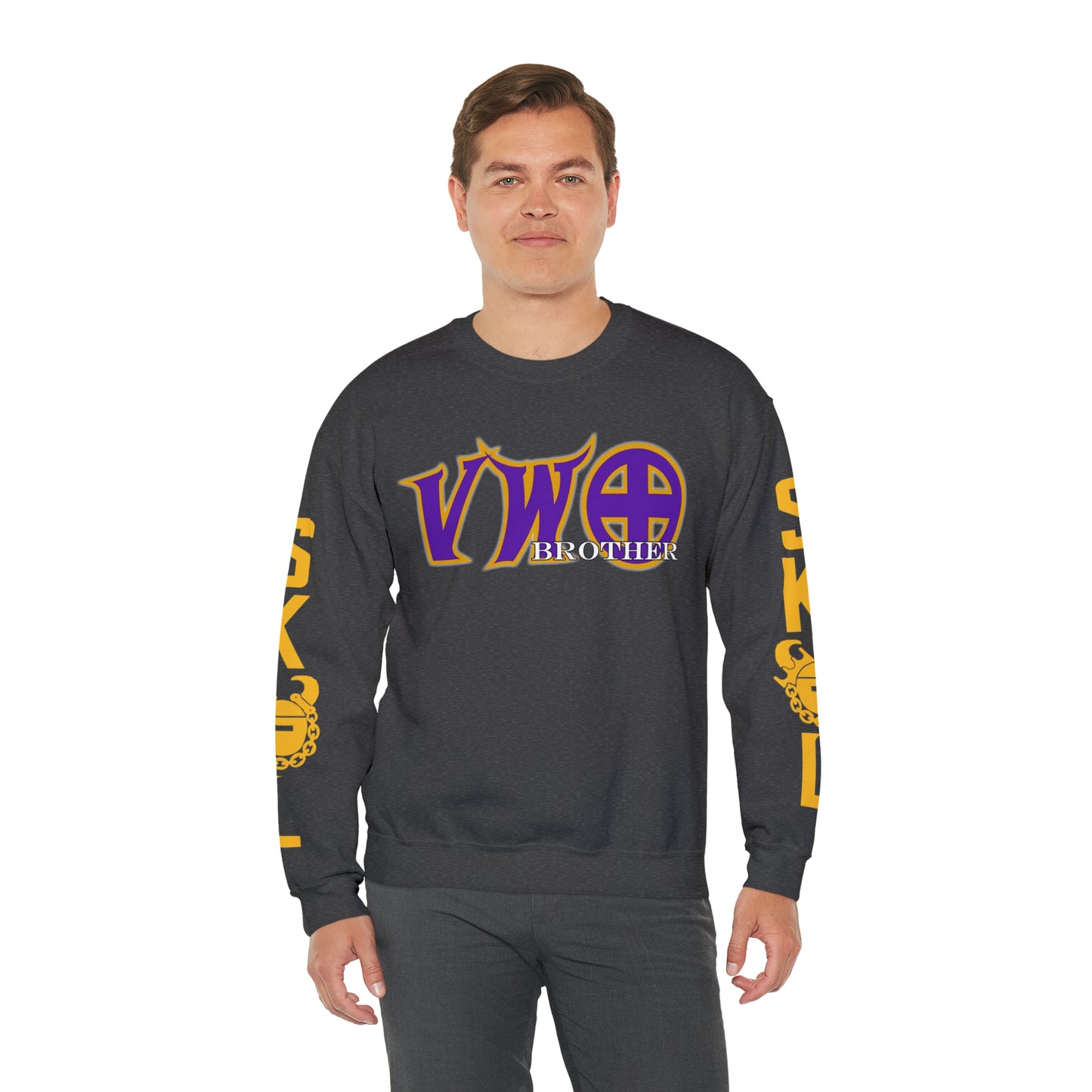 Unisex Heavy Blend™ Crewneck - VWO Brother + The Original (Sleeves)