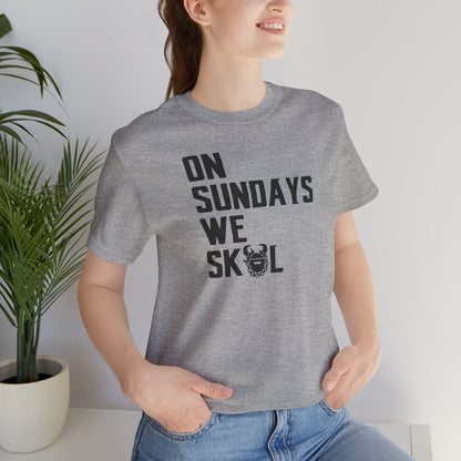 Unisex Jersey Short Sleeve Tee - On Sundays