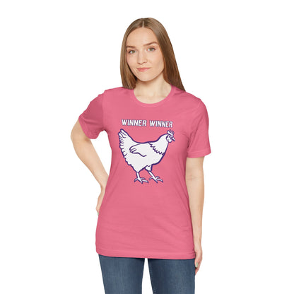 Unisex Jersey Short Sleeve Tee - Winner Winner Chicken Dinner