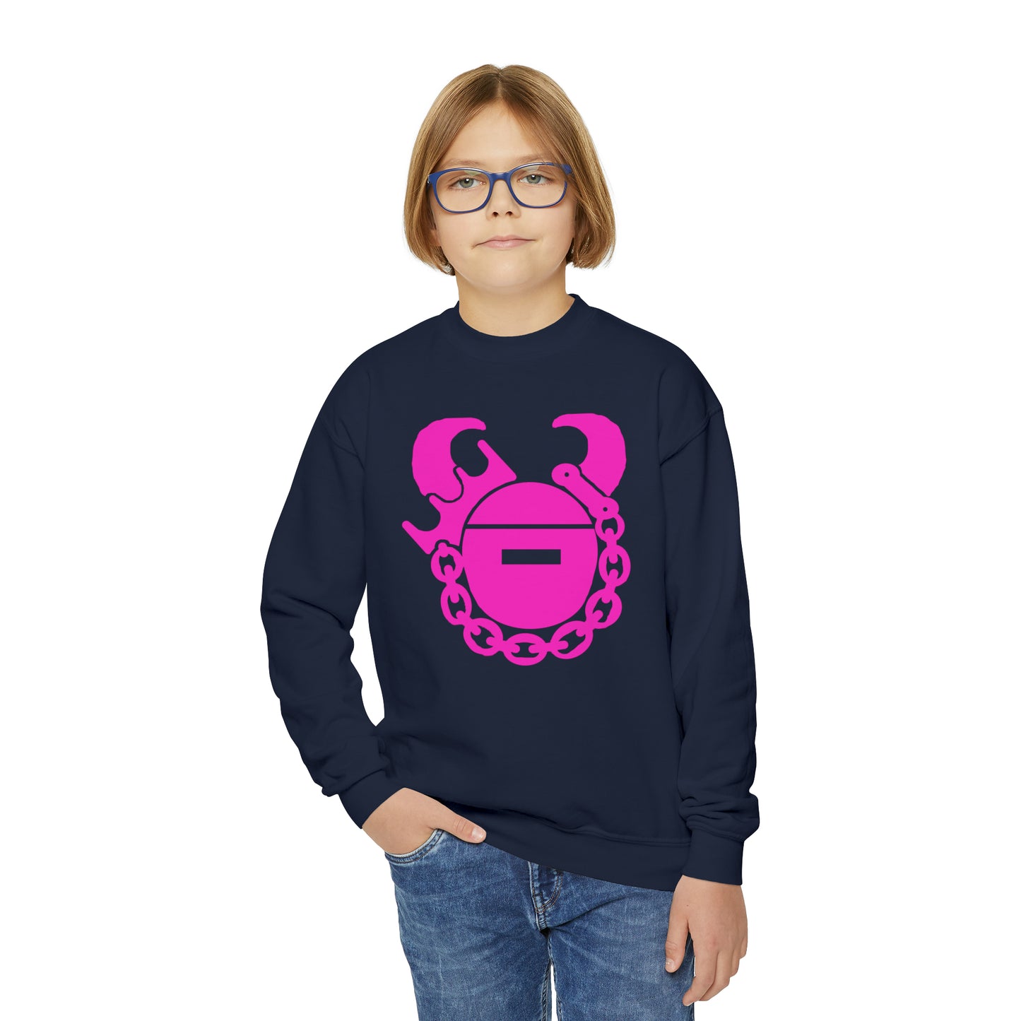 Youth Crewneck - Game Day Helmet