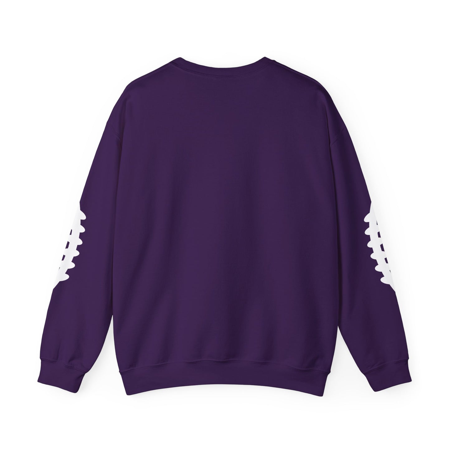 Unisex Heavy Blend™ Crewneck - Minnesota Football + Laces (Sleeves)