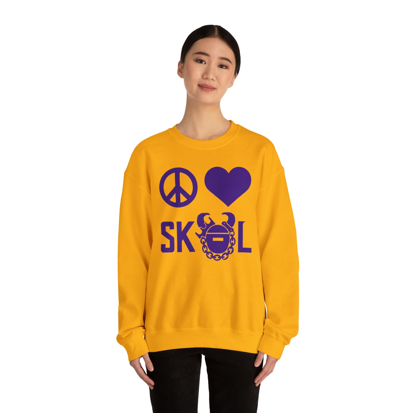 Unisex Heavy Blend™ Crewneck - Peace & Love