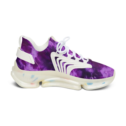 Women's Mesh Sneakers - Purple Tie-Dye