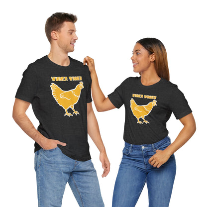 Unisex Jersey Short Sleeve Tee - Winner Winner Chicken Dinner