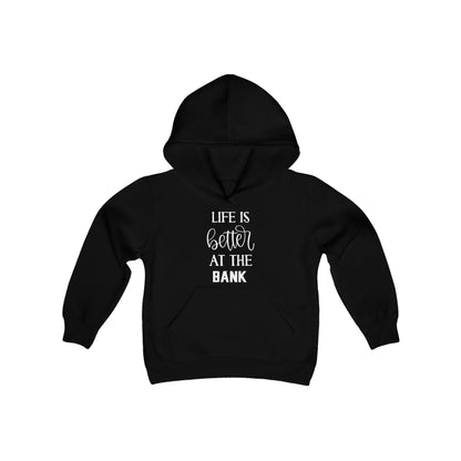 Youth Heavy Blend Hoodie - Life is Better at the BANK