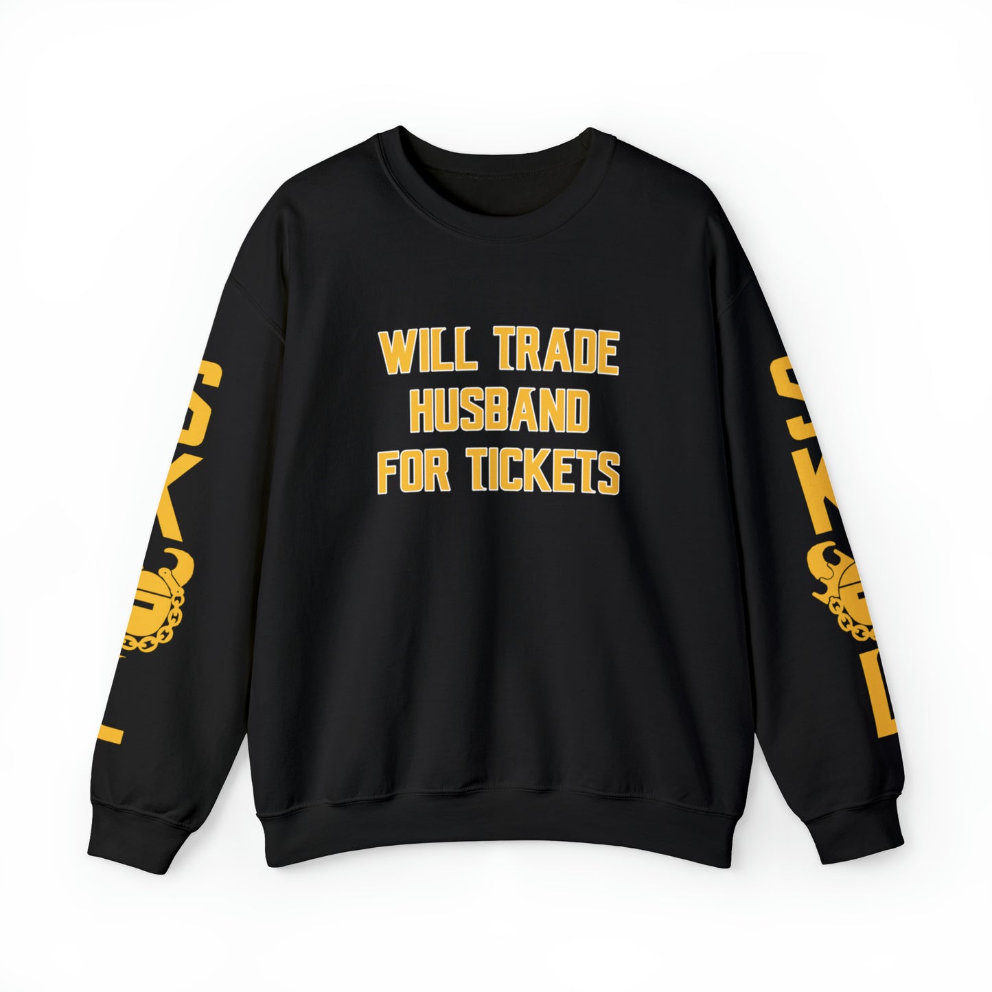 Unisex Heavy Blend™ Crewneck - Husband for Tickets + The Original (Sleeves)