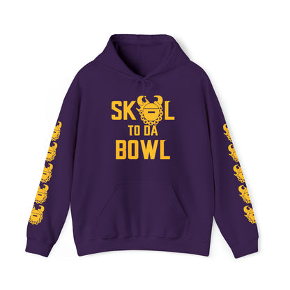 Unisex Heavy Blend™ Hooded Sweatshirt - to da BOWL + Game Day Helmet (Sleeves)