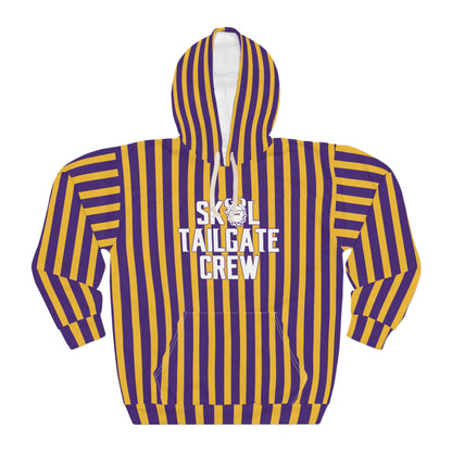 Unisex Pullover Hoodie - Stripes - Tailgate Crew