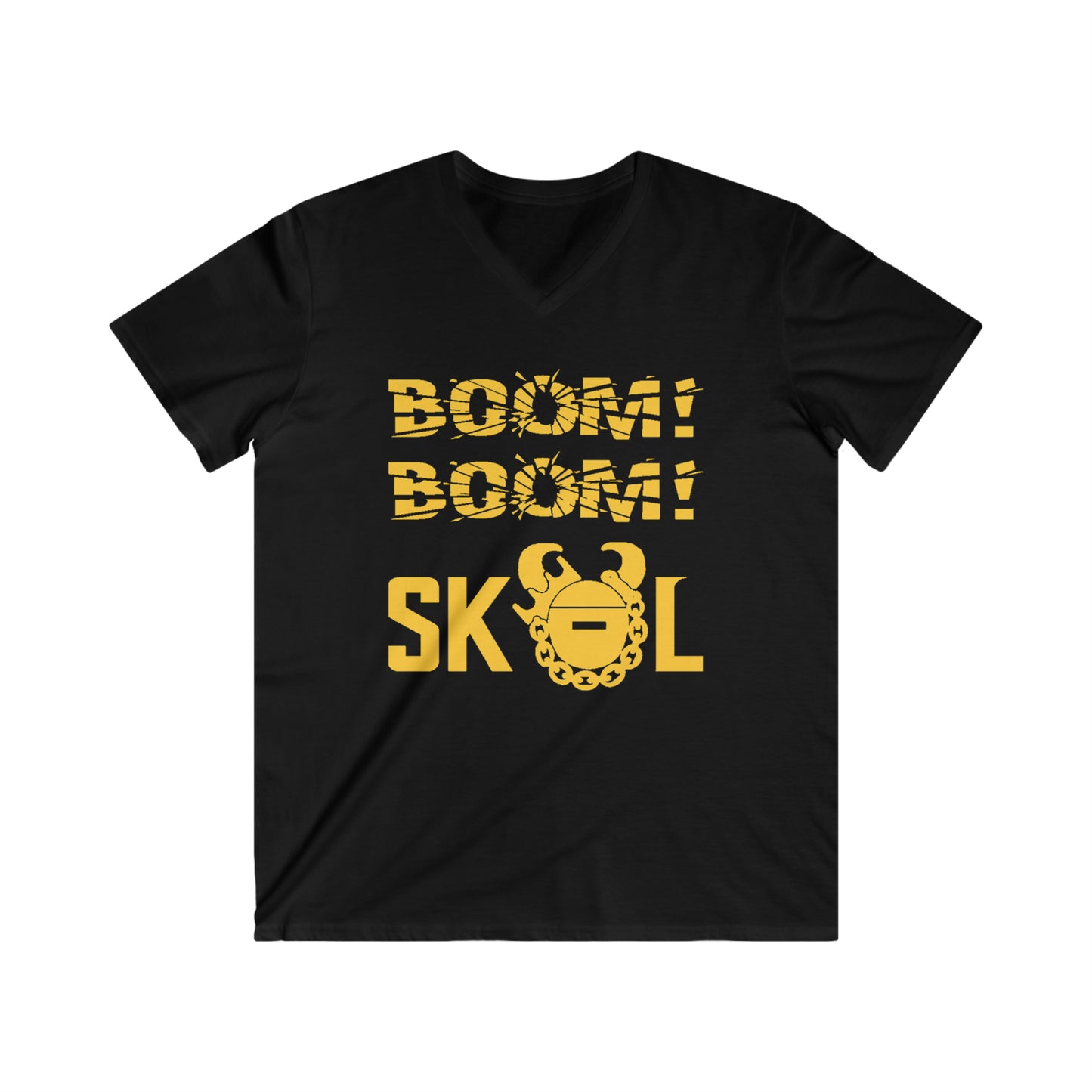 Men's Fitted V-Neck Short Sleeve - BOOM! BOOM!