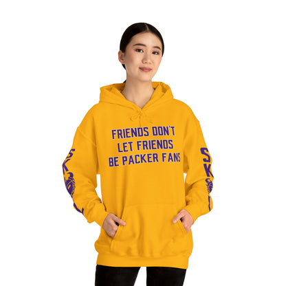 Unisex Heavy Blend™ Hooded Sweatshirt - Friends Don't Let Friends + Original (Sleeves)