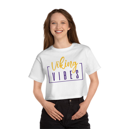 Women's Champion Heritage Cropped Top - Vibes