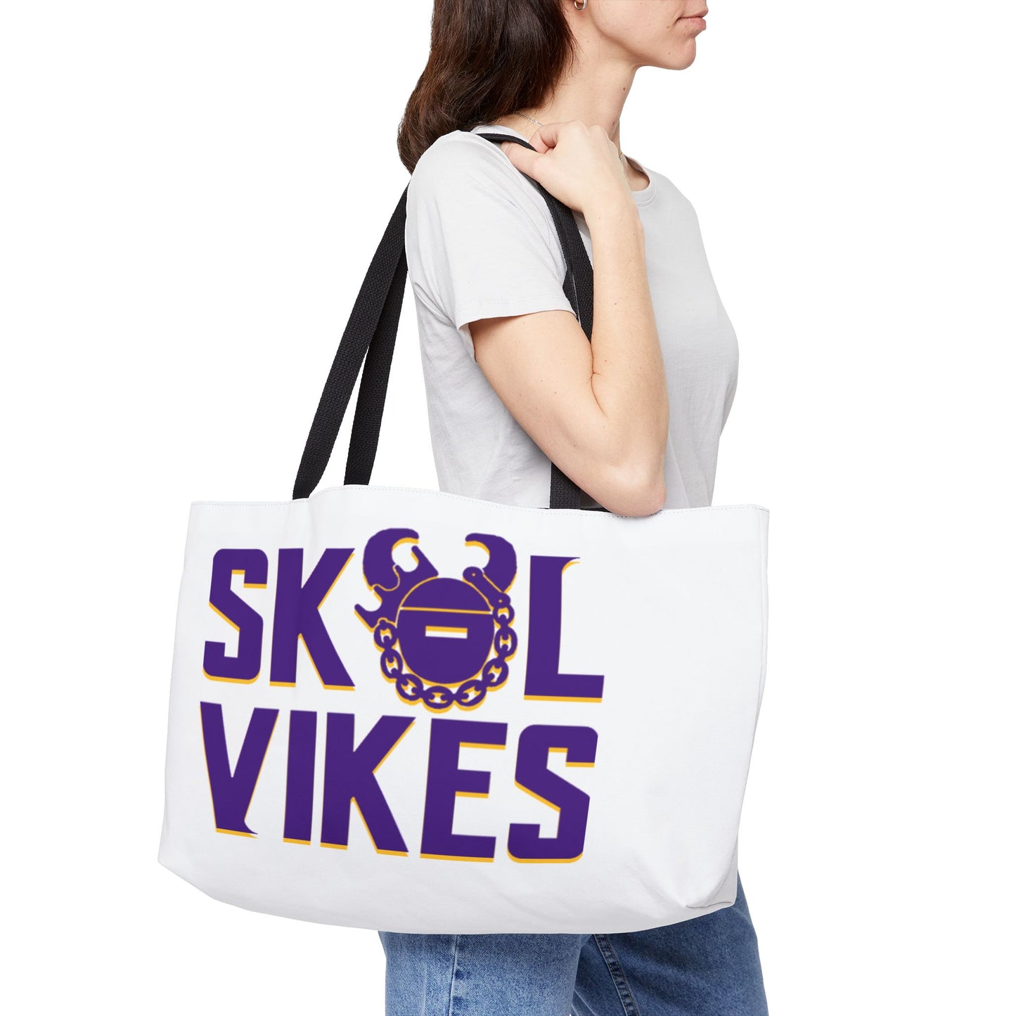 Weekender Tote Bag - White - Vikes