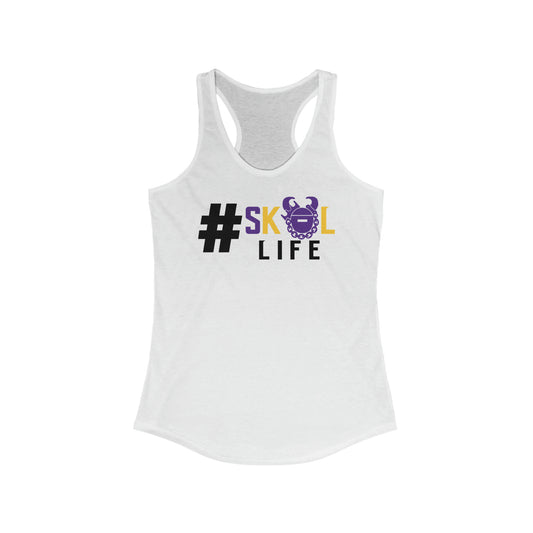 Ladies Ideal Racerback Tank - #Life