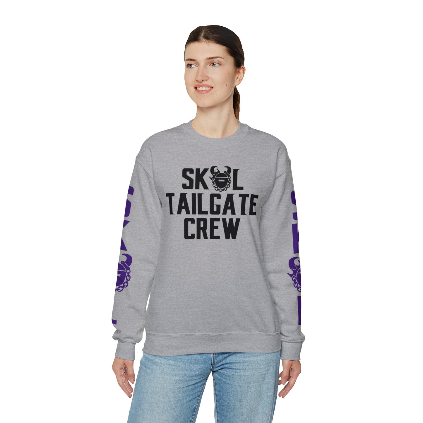 Unisex Heavy Blend™ Crewneck - Tailgate Crew + The Original (Sleeves)