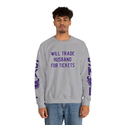 Unisex Heavy Blend™ Crewneck - Husband for Tickets + The Original (Sleeves)