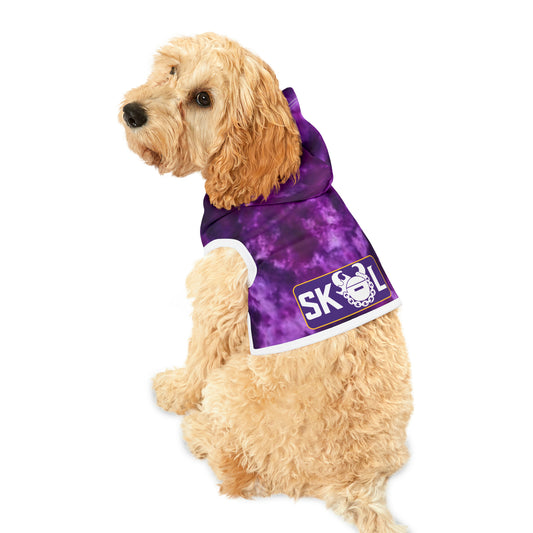 Pet Hoodie - Purple Tie-Dye