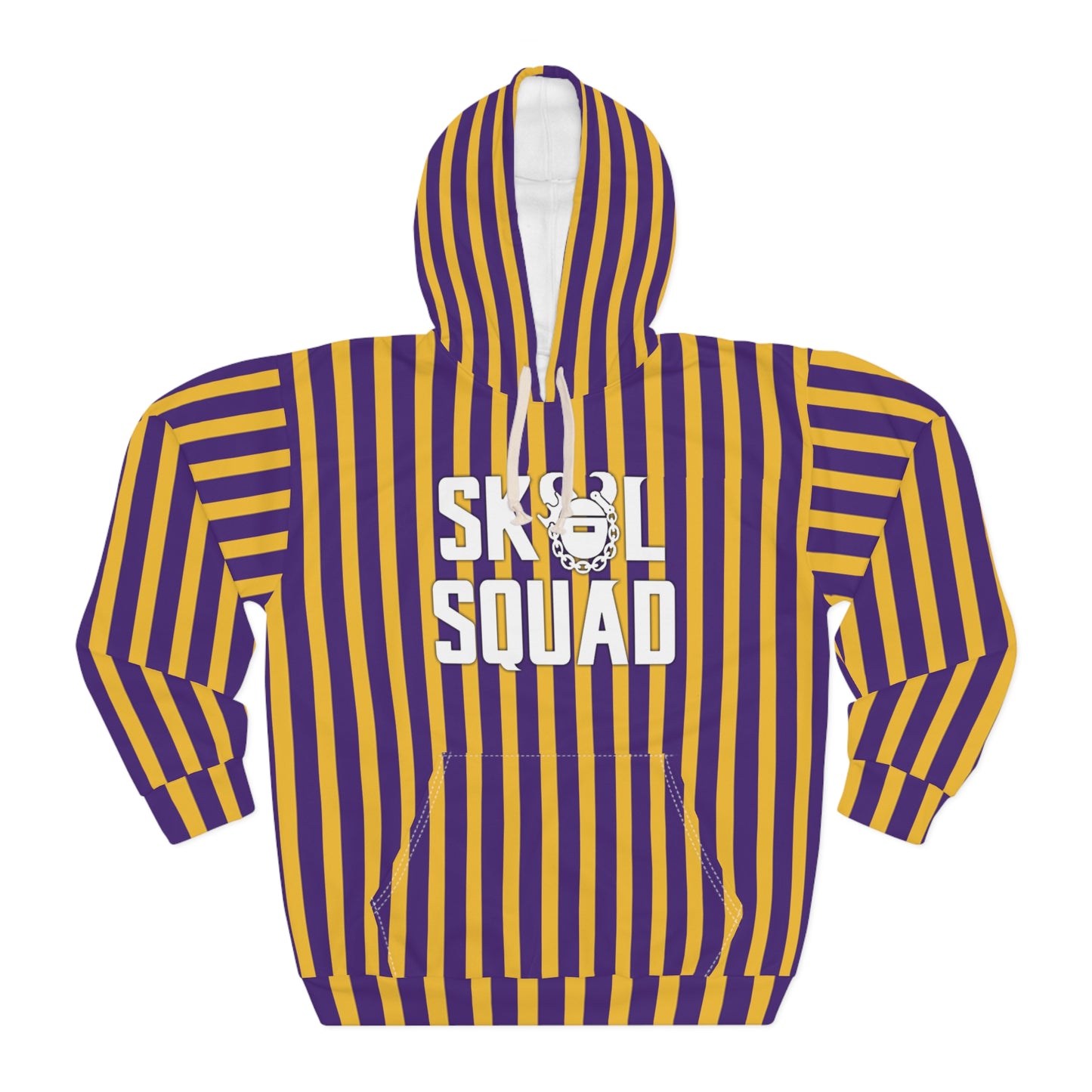 Unisex Pullover Hoodie - Stripes - SQUAD