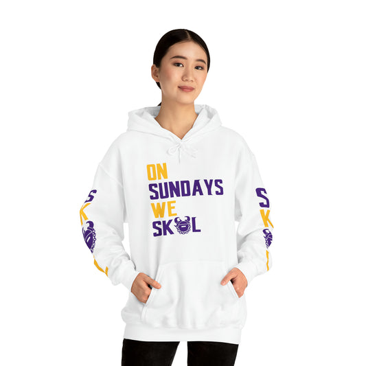 Unisex Heavy Blend™ Hooded Sweatshirt - On Sundays + The Original (Sleeves)