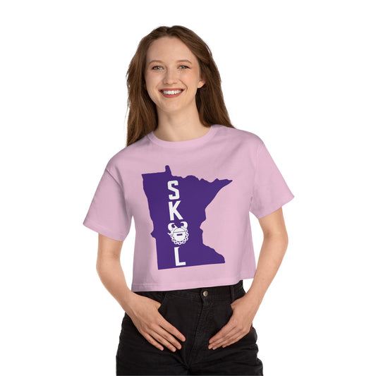 Women's Champion Heritage Cropped Top - Minnesota