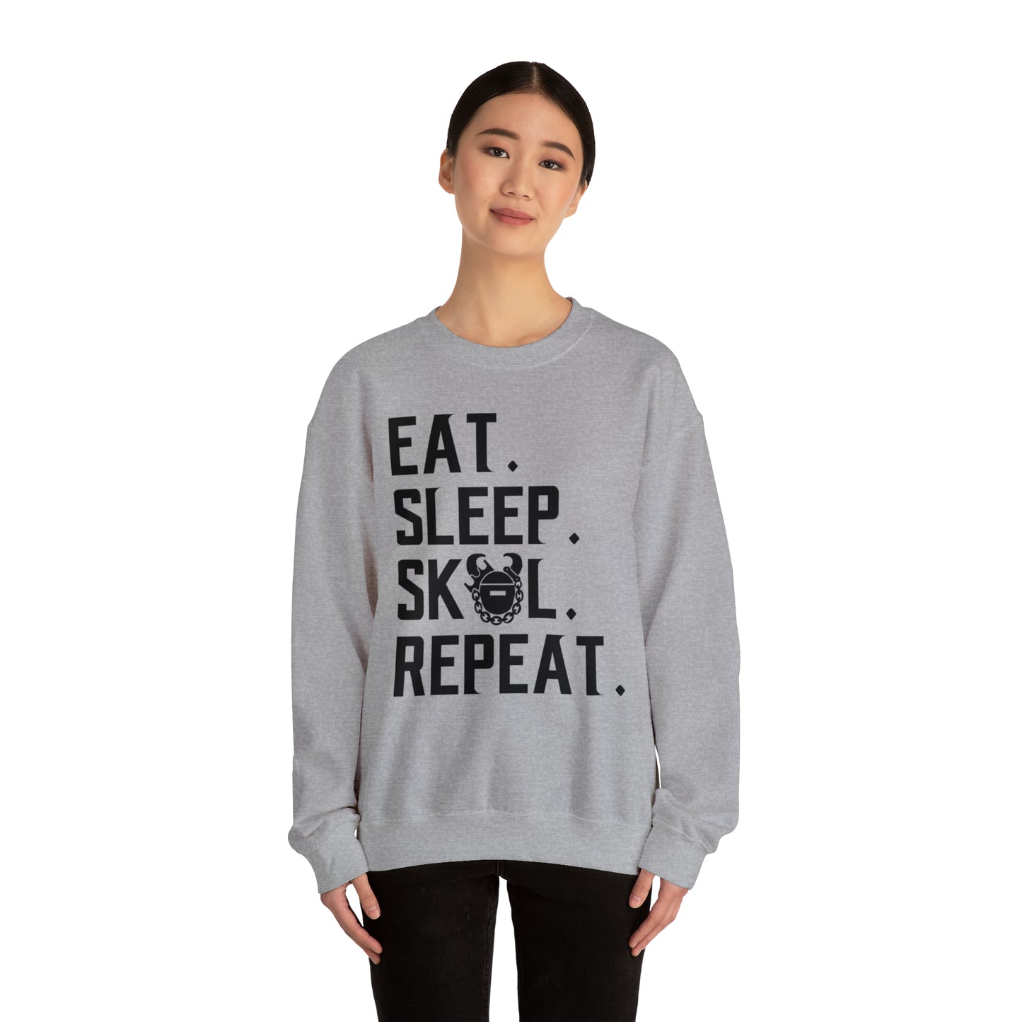 Unisex Heavy Blend™ Crewneck - Eat. Sleep. Repeat.