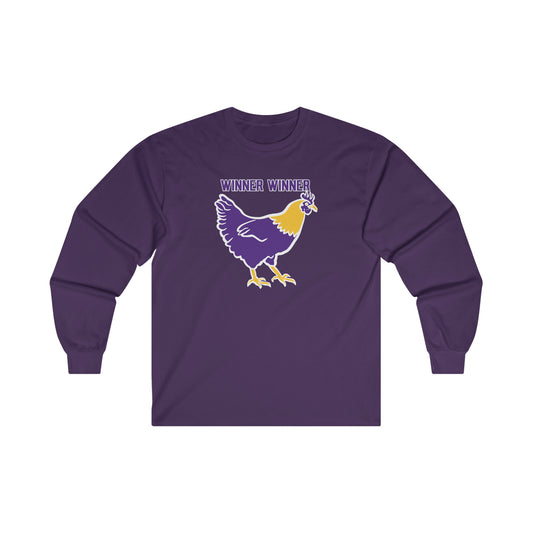 Ultra Cotton Long Sleeve - Winner Winner Chicken Dinner