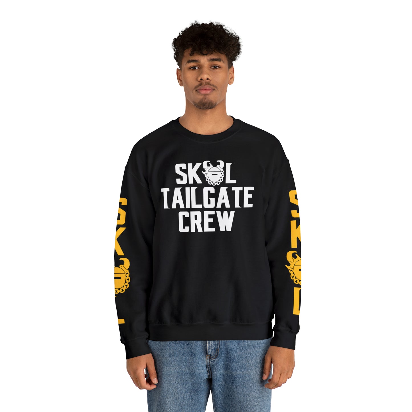 Unisex Heavy Blend™ Crewneck - Tailgate Crew + The Original (Sleeves)