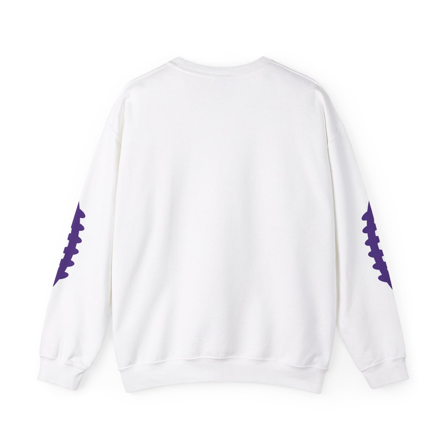 Unisex Heavy Blend™ Crewneck - Minnesota Football + Laces (Sleeves)