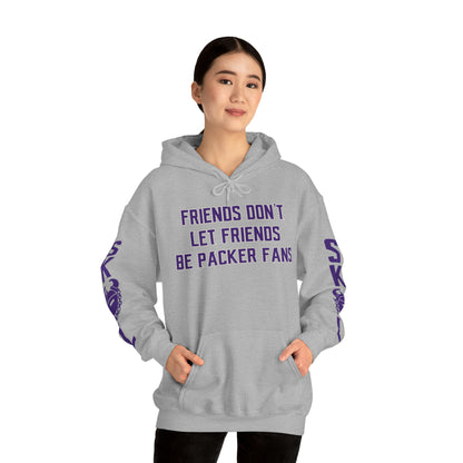 Unisex Heavy Blend™ Hooded Sweatshirt - Friends Don't Let Friends + Original (Sleeves)