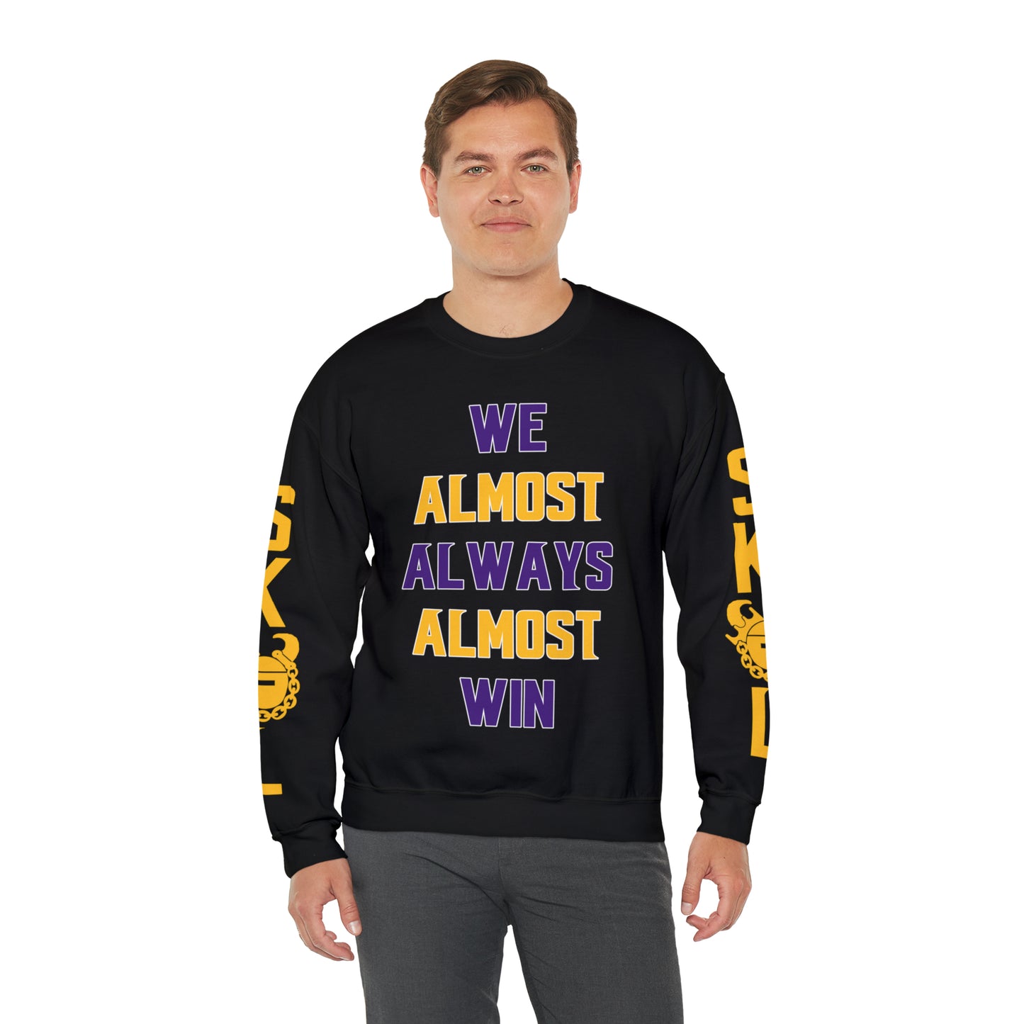 Unisex Heavy Blend™ Crewneck - ALMOST + The Original (Sleeves)