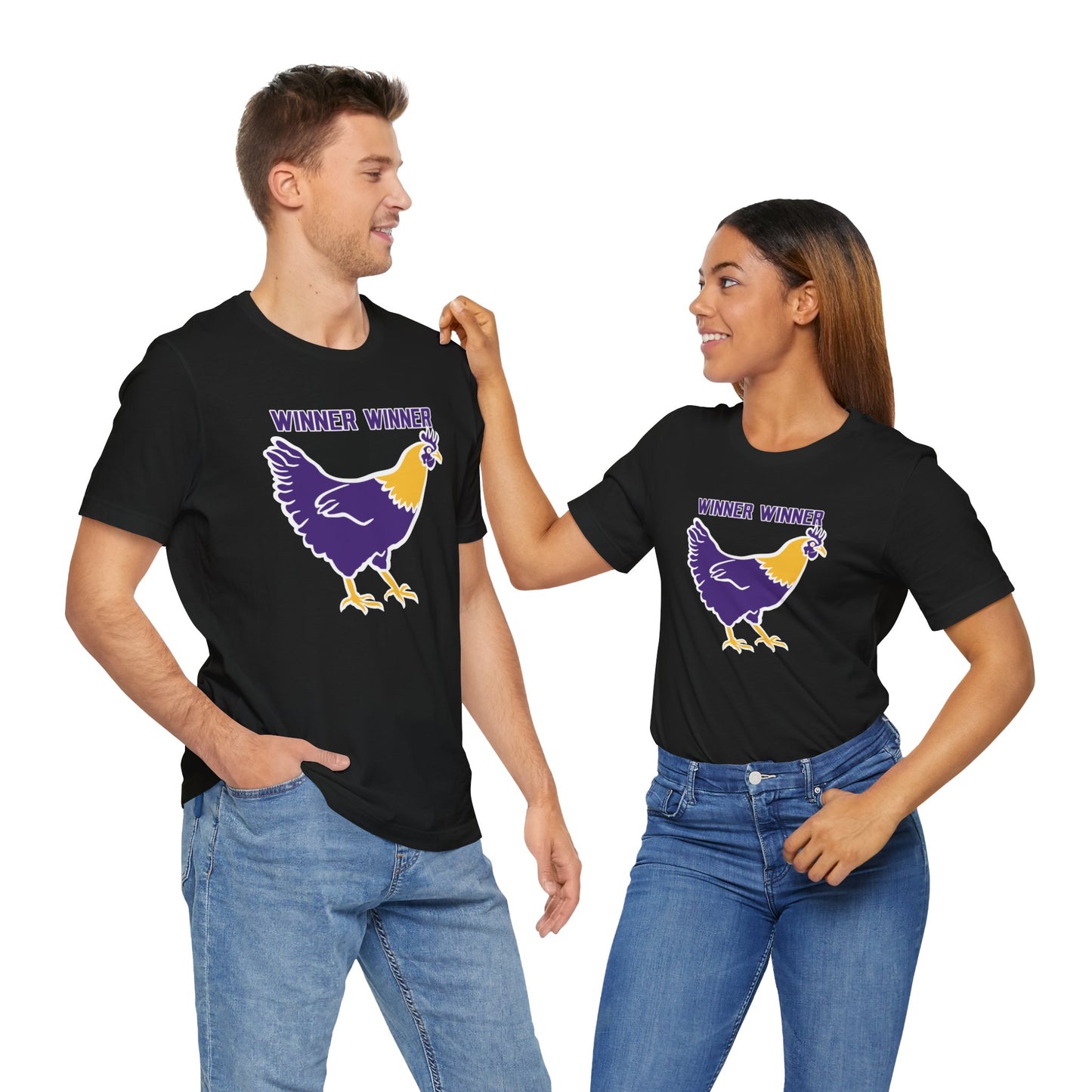 Unisex Jersey Short Sleeve Tee - Winner Winner Chicken Dinner