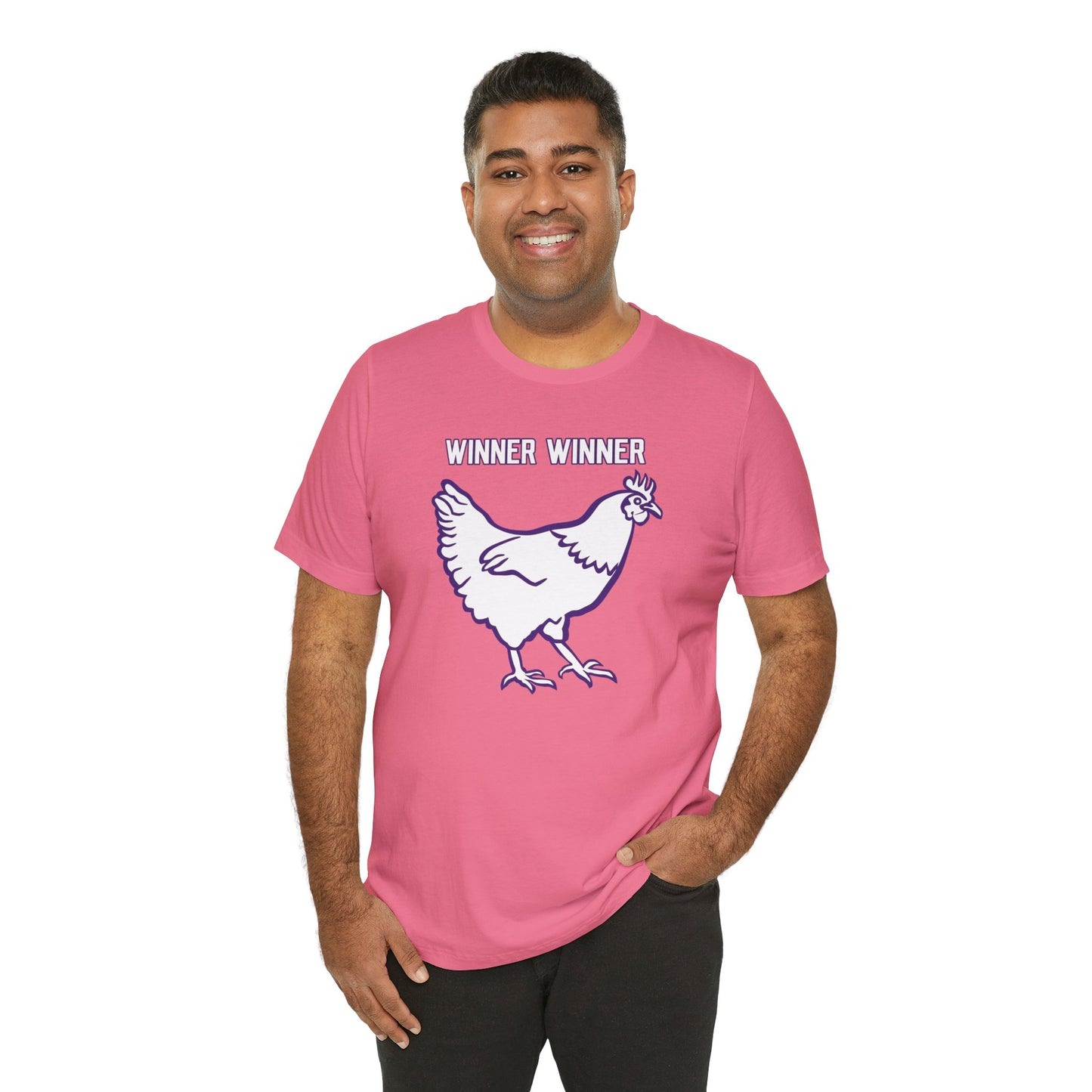 Unisex Jersey Short Sleeve Tee - Winner Winner Chicken Dinner