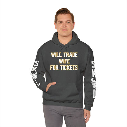 Unisex Heavy Blend™ Hooded Sweatshirt - Wife for Tickets + Original (Sleeves)