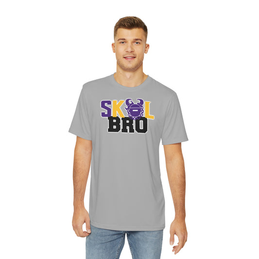 Men's Polyester Tee - Light Grey - BRO!