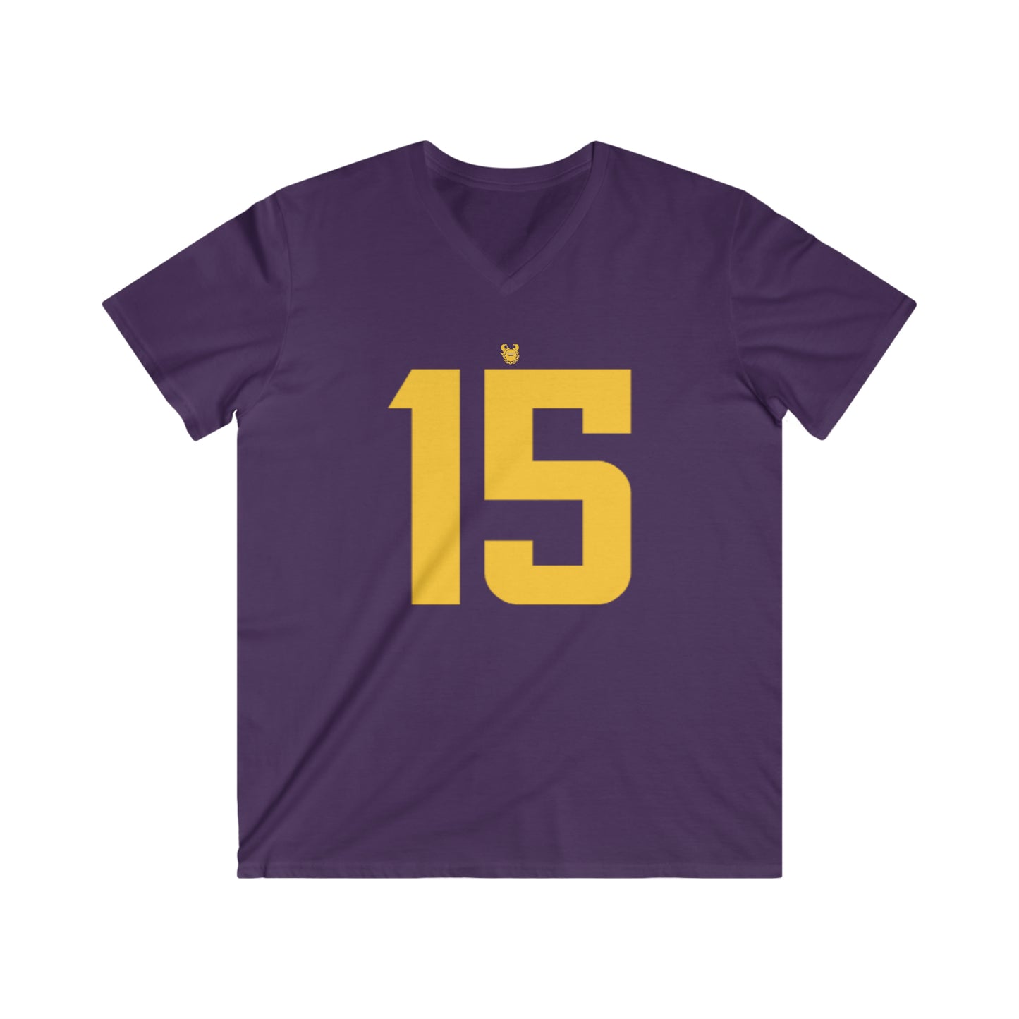 Men's Fitted V-Neck Short Sleeve - Jersey #15