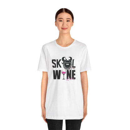 Unisex Jersey Short Sleeve Tee - Wine Later