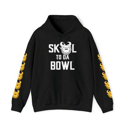 Unisex Heavy Blend™ Hooded Sweatshirt - to da BOWL + Game Day Helmet (Sleeves)