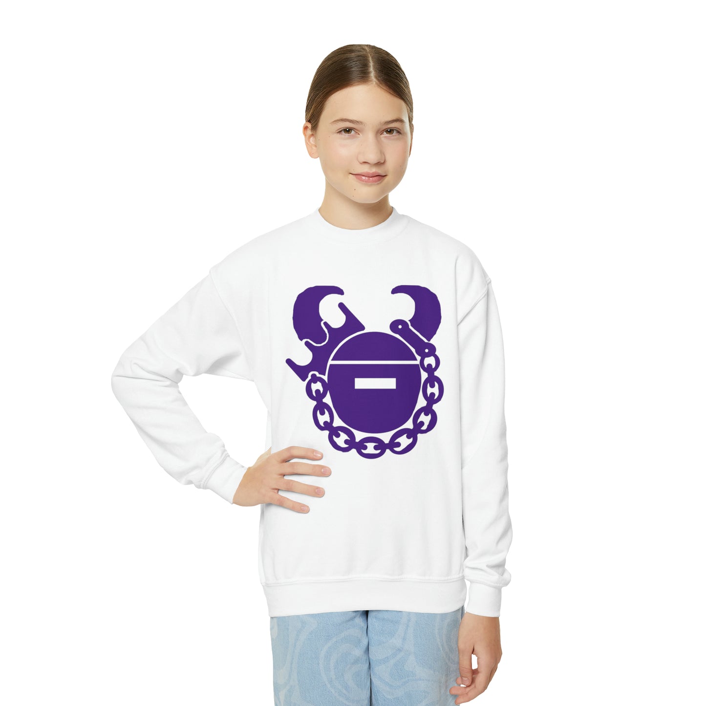 Youth Crewneck - Game Day Helmet