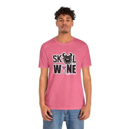 Unisex Jersey Short Sleeve Tee - Wine Later