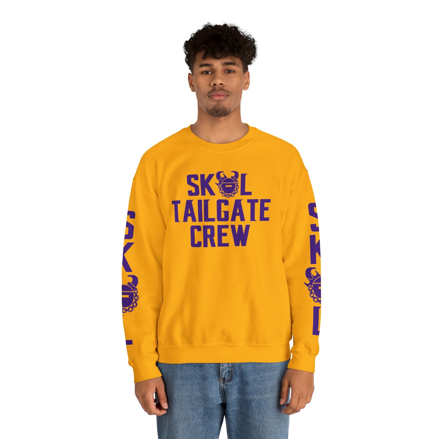 Unisex Heavy Blend™ Crewneck - Tailgate Crew + The Original (Sleeves)