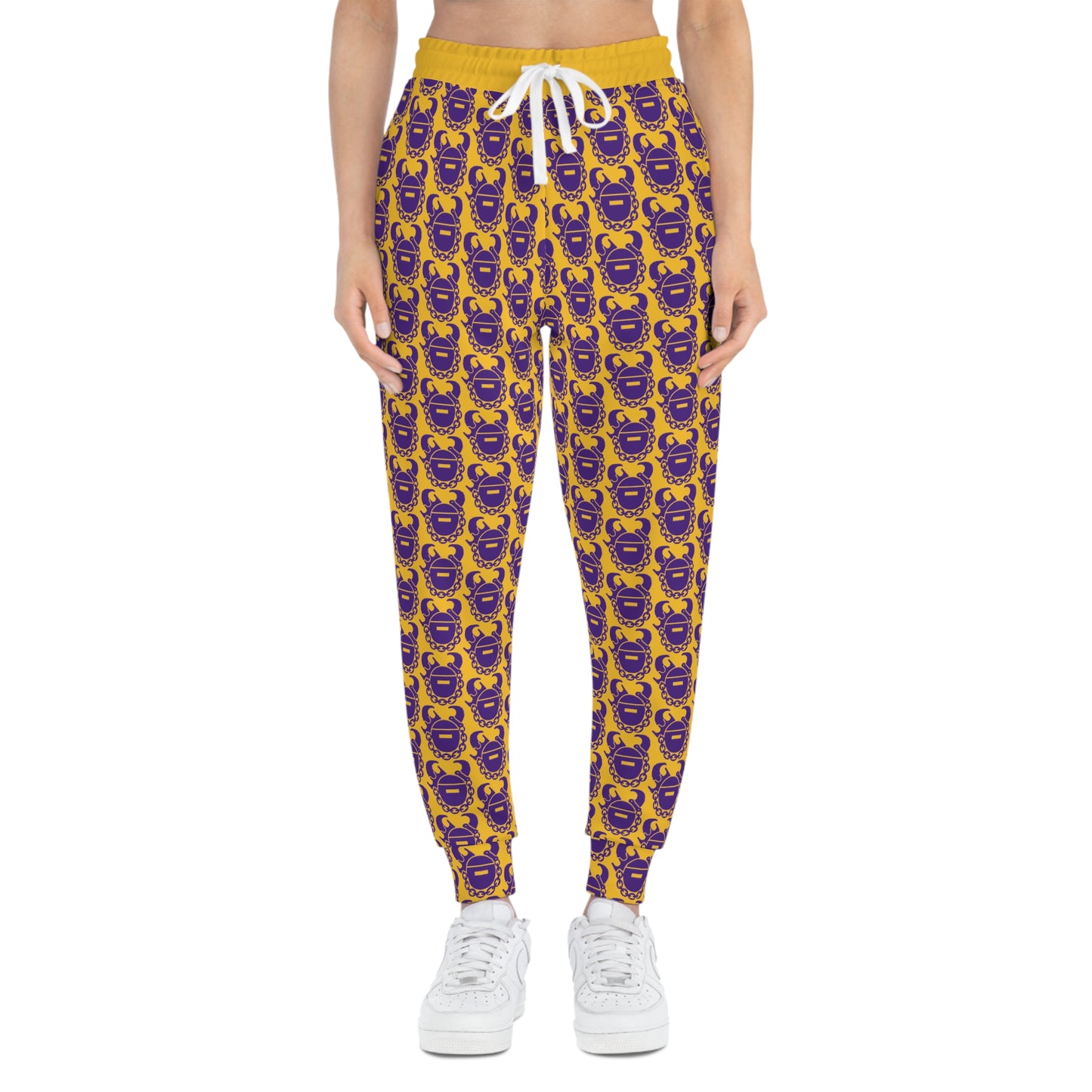 Athletic Joggers - Gold/Purple Helmets