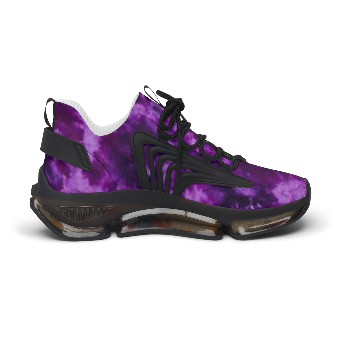 Women's Mesh Sneakers - Purple Tie-Dye