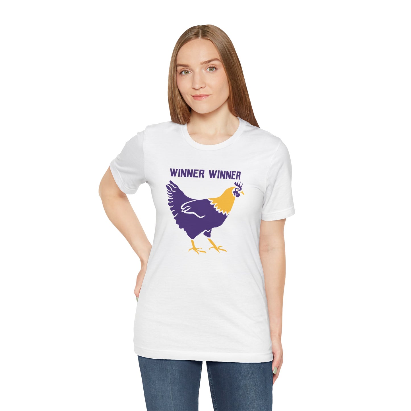 Unisex Jersey Short Sleeve Tee - Winner Winner Chicken Dinner