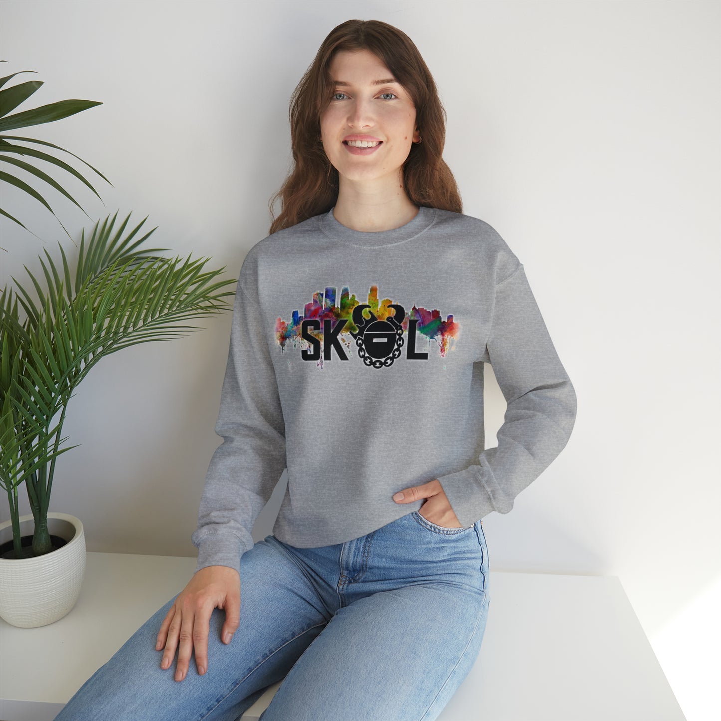 Unisex Heavy Blend™ Crewneck - Skyline