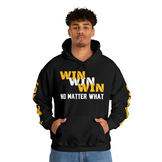 Unisex Heavy Blend™ Hooded Sweatshirt - No Matter What + Original (Sleeves)