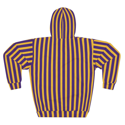 Unisex Pullover Hoodie - Stripes - Game Day Helmet