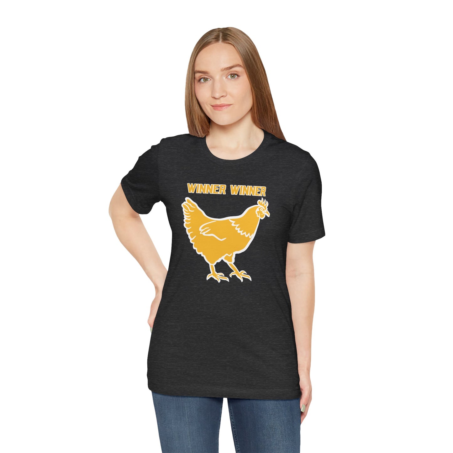 Unisex Jersey Short Sleeve Tee - Winner Winner Chicken Dinner