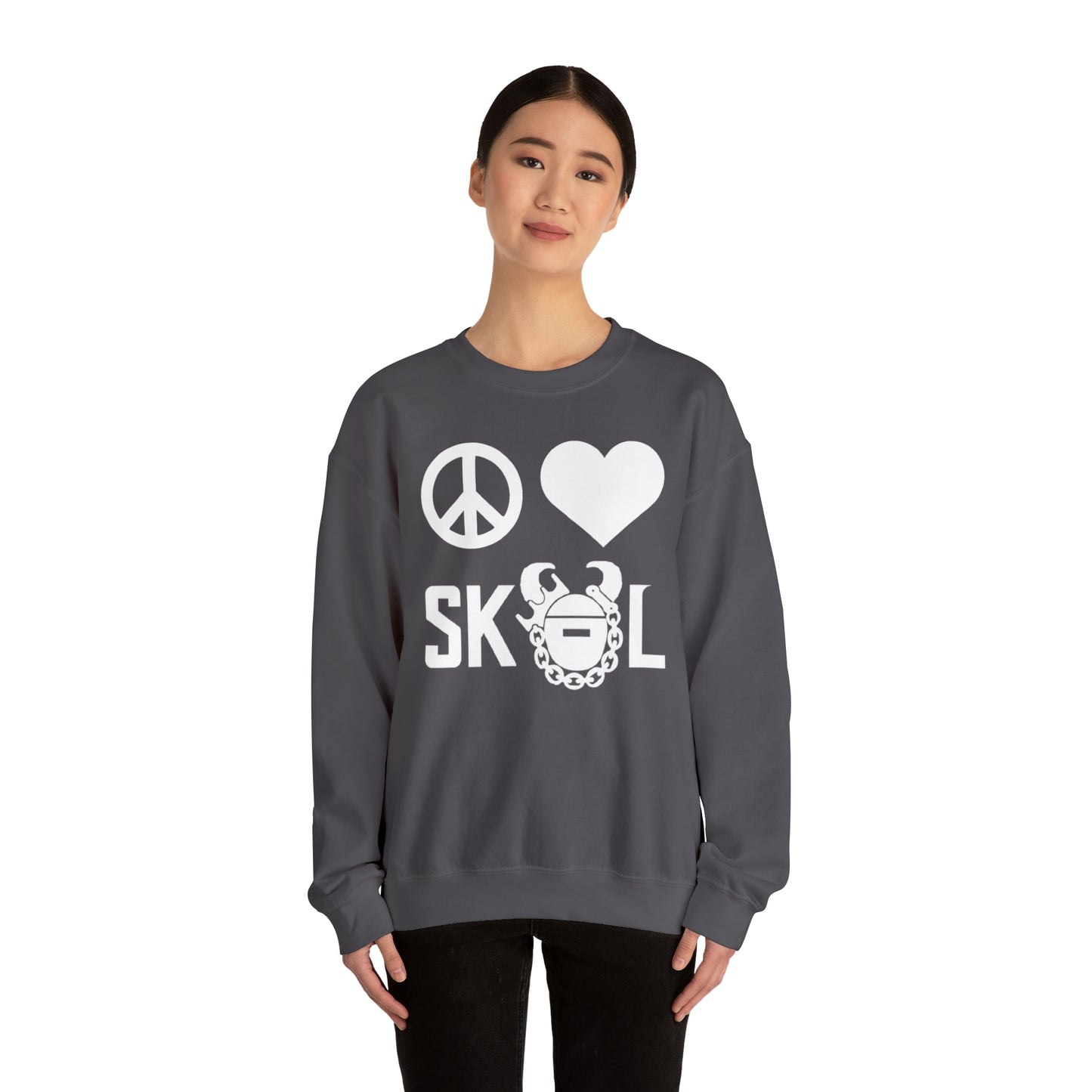 Unisex Heavy Blend™ Crewneck - Peace & Love