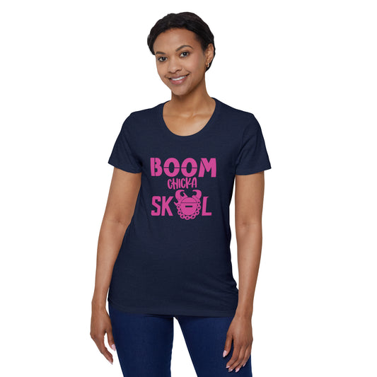 Women's Organic T - BOOM chicka